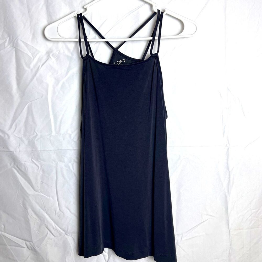 Loft Grey Strap Cami Top 0096